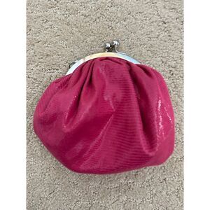 Coin purse - with or without chain for over the shoulder - color pink